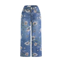 Womens straight-leg jeans