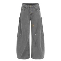 Mens vintage curved knife jeans